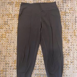 Grey lululemon joggers with pockets